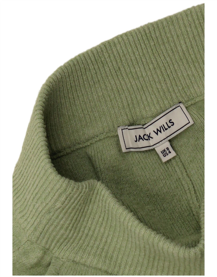 JACK WILLS Womens Oversized Knit 2 Piece Set UK 6 XS Green Polyester