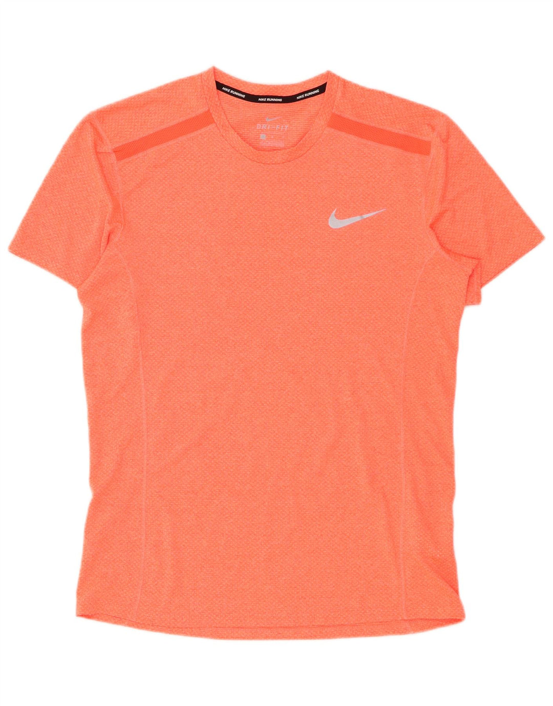 T-shirt Nike Dri Fit da uomo in poliestere arancione medio