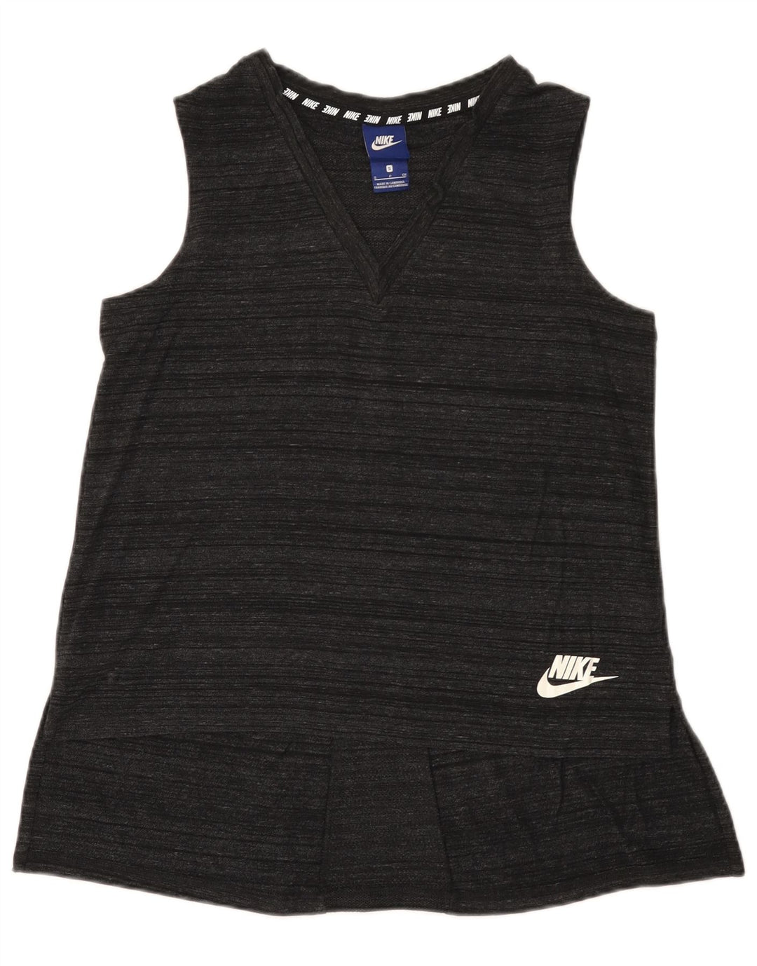 Canotta Nike da donna UK 10 piccola grigia chiazzata
