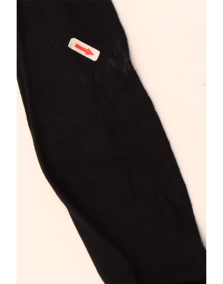 Maglione cardigan oversize da donna Marks & Spencer UK 10 piccolo nero