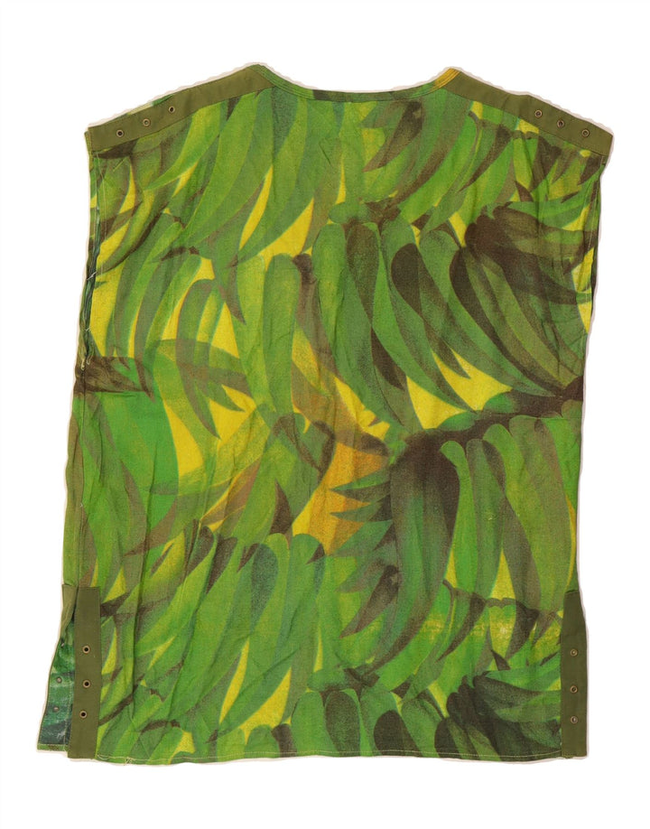 VINTAGE Womens Oversized Graphic Sleeveless Blouse Top US 2 XS Green Vintage Vintage and Second-Hand Vintage from Messina Hembry 