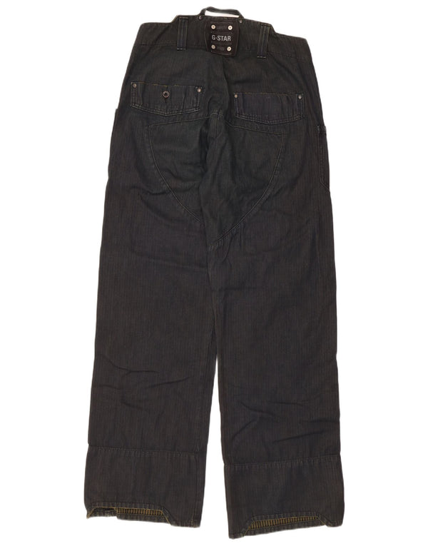 Jeans larghi da uomo G-Star W28 L32 cotone a righe blu navy