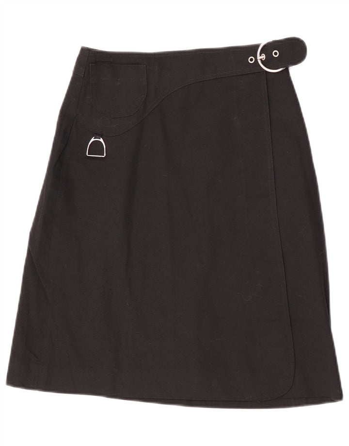 Gonna a portafoglio da donna Trevira W32 grande poliestere nero