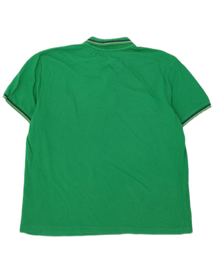 Polo Kappa da uomo 3XL a righe verdi