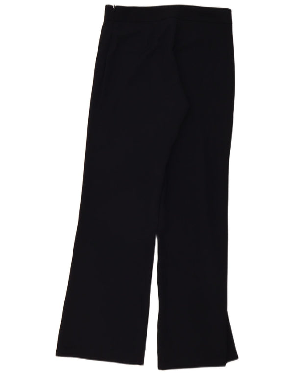 Pantaloni casual da donna vestibilità ampia Stefanel EU 40 medio W30 L31 blu navy