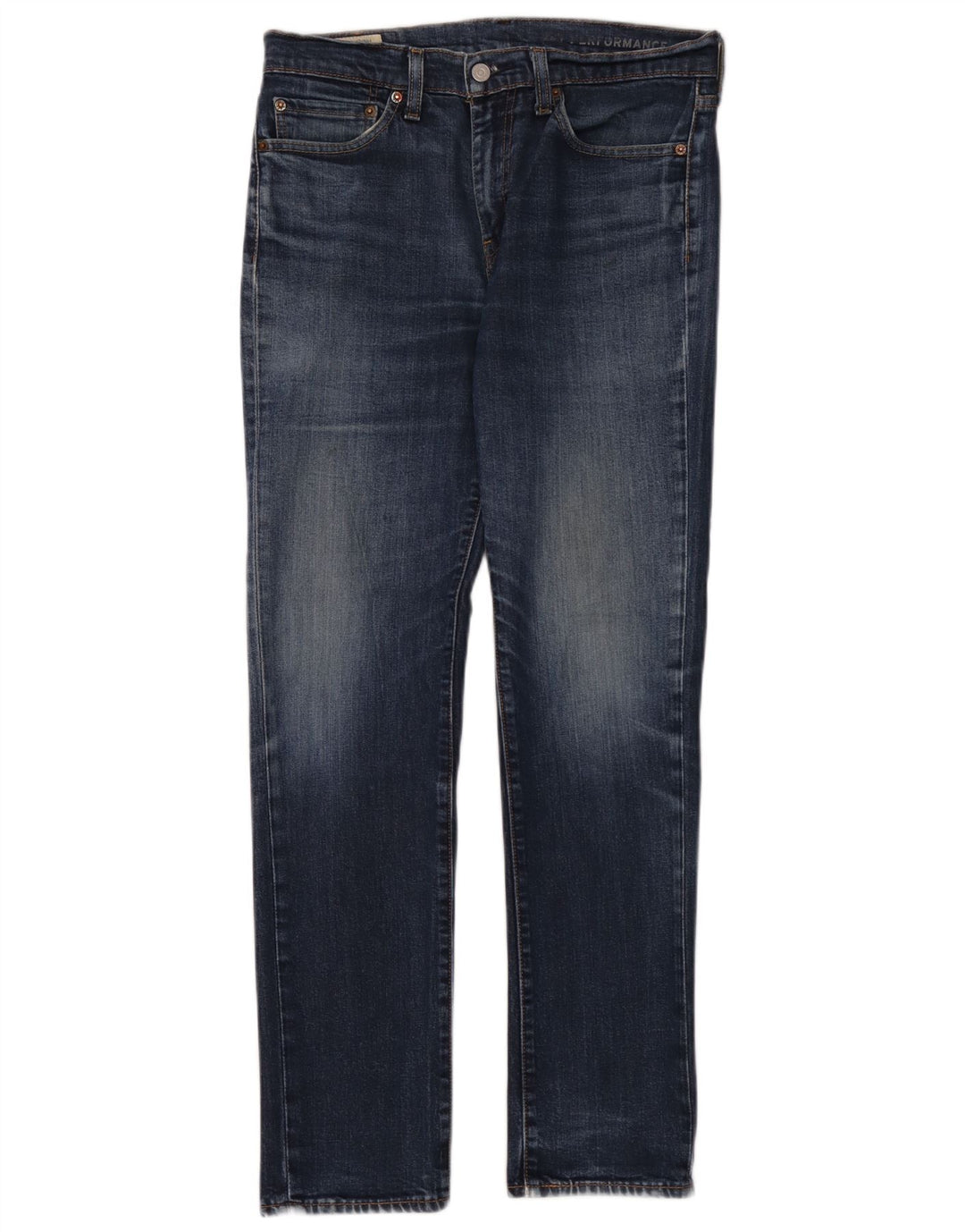 Levi's Uomo 511 Slim Jeans W32 L32 Cotone Blu Navy
