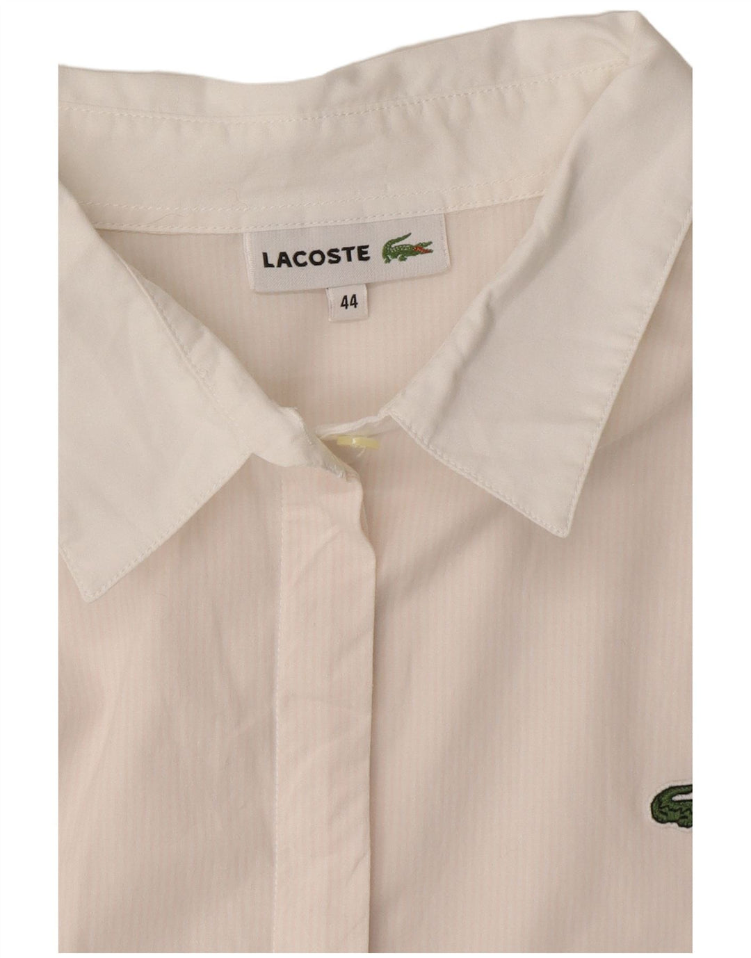 Camicia da donna LACOSTE taglia 44 grande gessato rosa