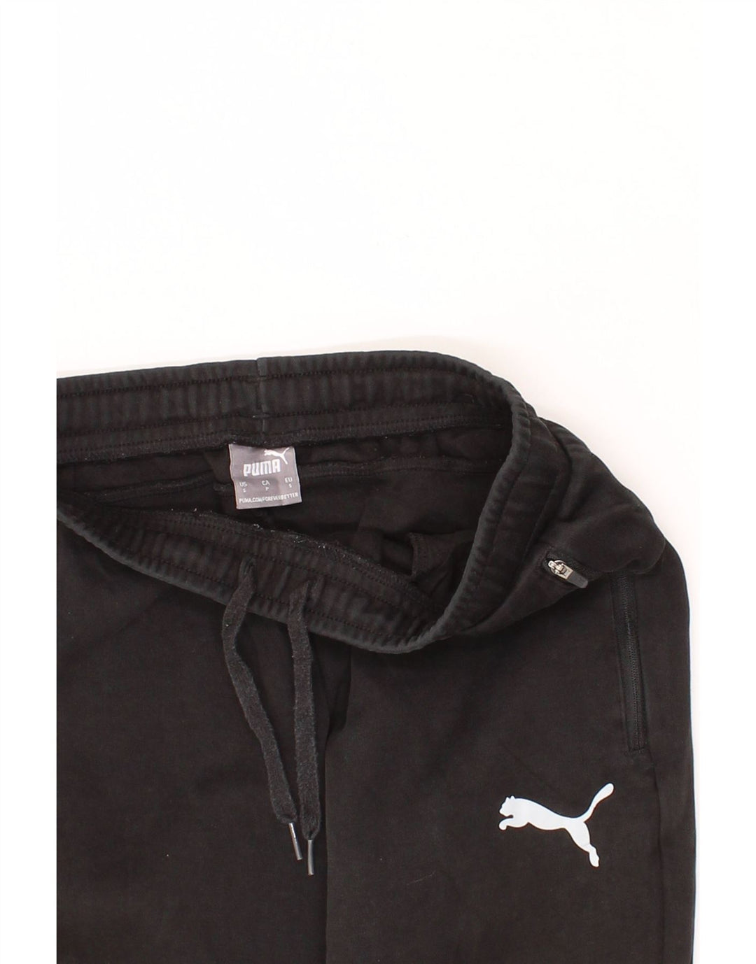 PUMA Mens Tracksuit Trousers Small  Black Vintage Puma and Second-Hand Puma from Messina Hembry 