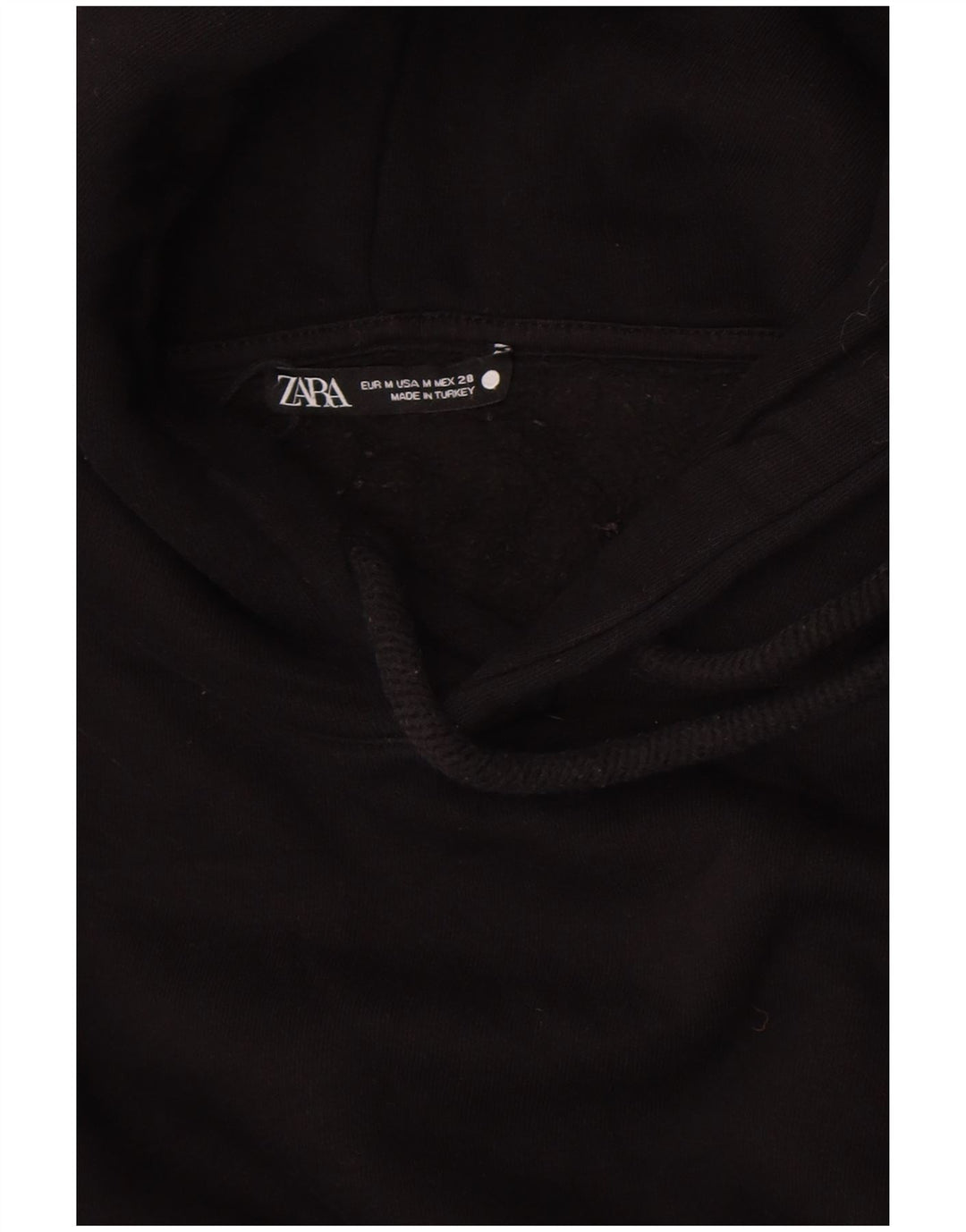 Maglione oversize con cappuccio da donna Zara UK 14 medio nero