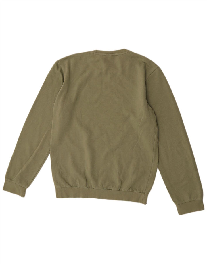 Felpa Adidas Uomo Maglione Piccolo Verde Cotone