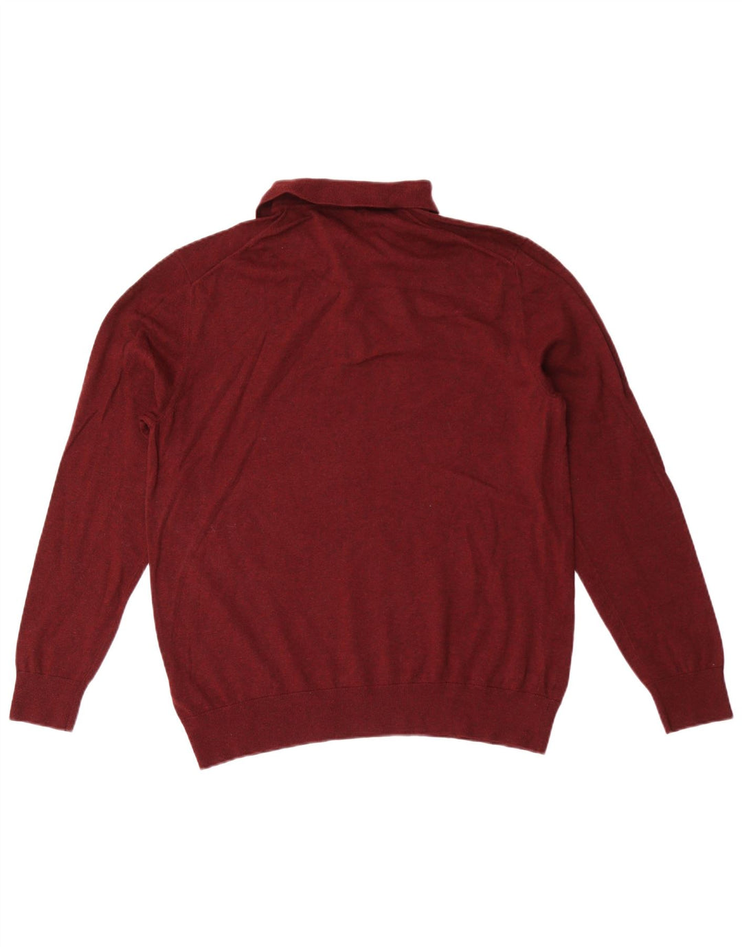 Maglione da uomo Marks & Spencer con collo alto, cotone marrone medio medio