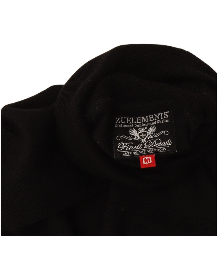 Maglione maglione a collo alto da donna Zu Elements UK 12 medio nero