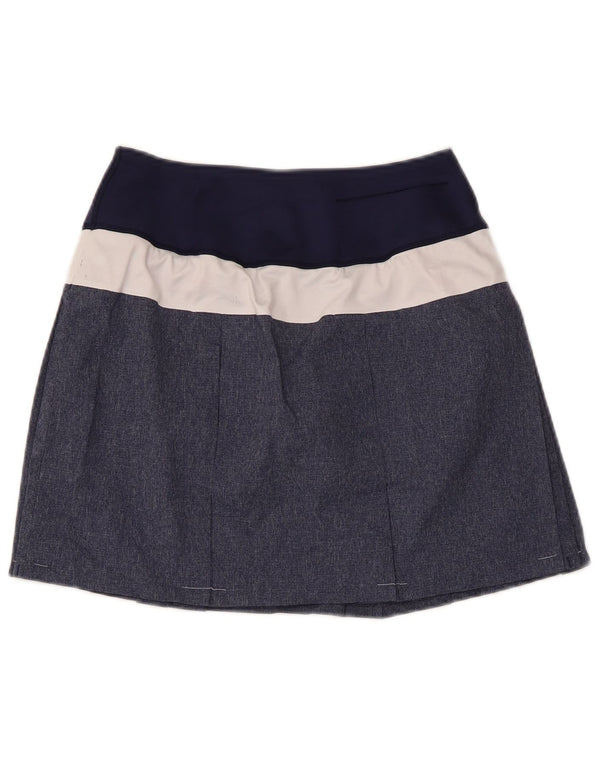 Puma Womens Skort UK 8 Small Blu Colourblock Poliestere Sportivo