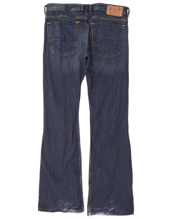 Jeans Bootcut da uomo Diesel W32 L33 in cotone blu