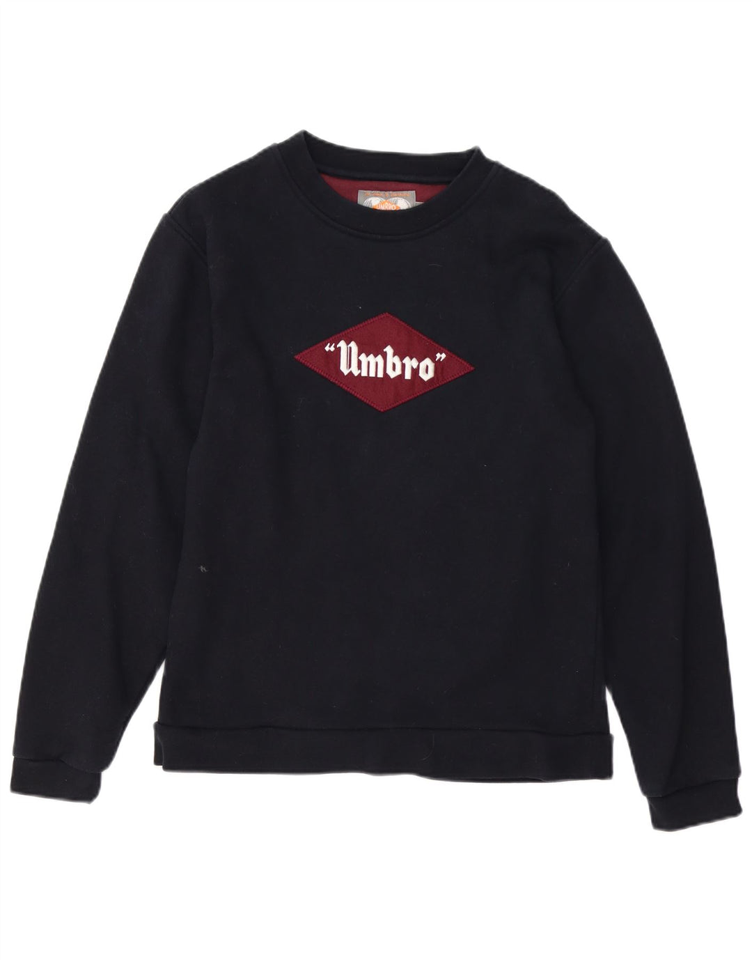 UMBRO Felpa grafica da uomo Maglione piccolo cotone nero