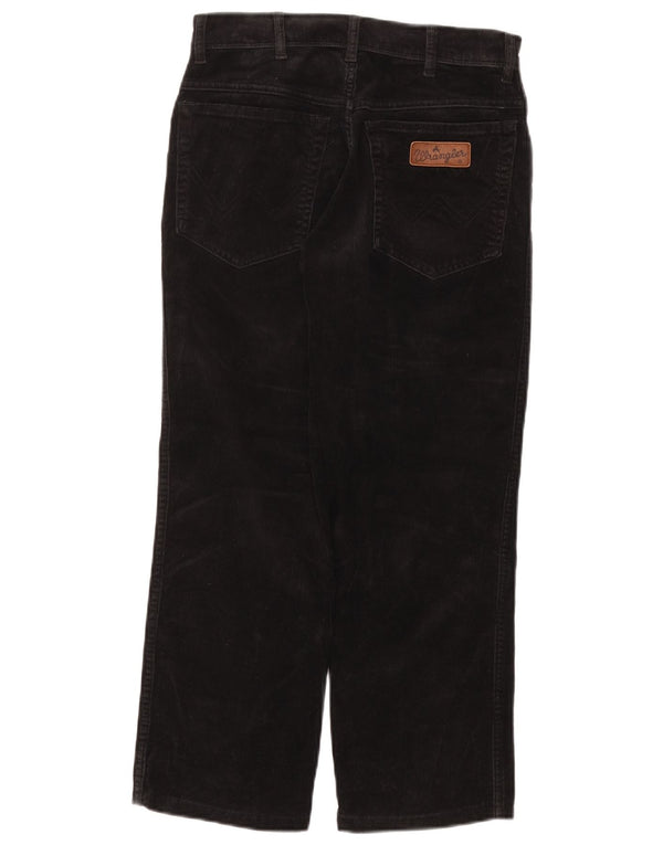 WRANGLER Pantaloni corti da uomo in velluto a coste elasticizzato Texas W30 L25 neri