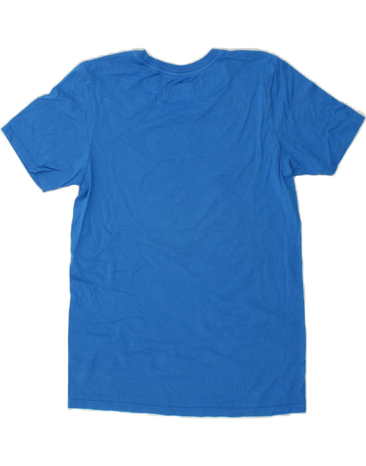 NIKE Mens Athletic Cut Graphic T-Shirt Top Small Blue Vintage Nike and Second-Hand Nike from Messina Hembry 