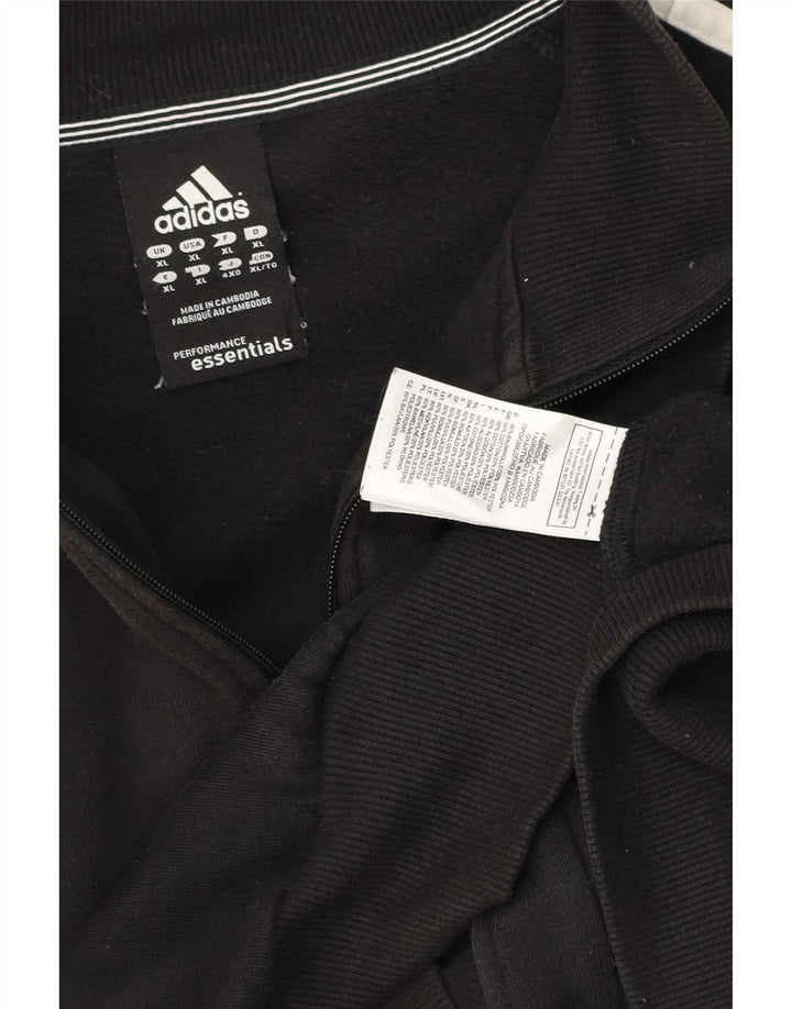 Giacca da ginnastica da uomo Adidas XL in cotone nero