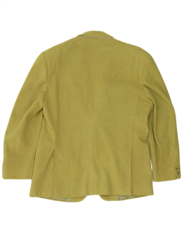 Giacca Blazer 2 Bottoni Uomo Trussardi IT 52 XL Lana Verde