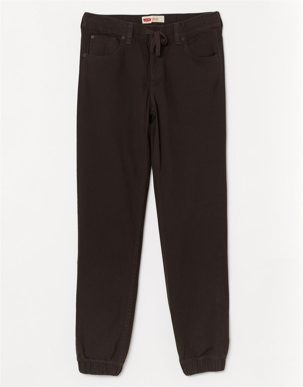 Pantaloni casual da jogging Levi's per ragazzi 12-13 anni W28 L29 cotone grigio