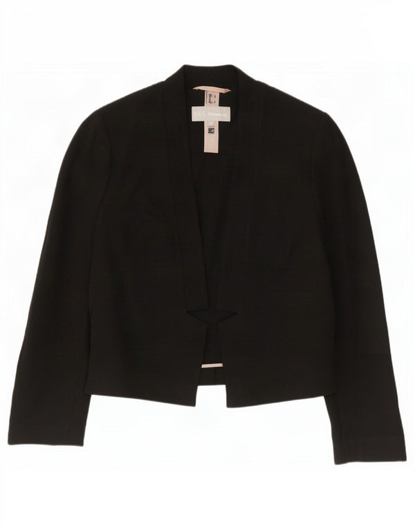 Giacca Marks & Spencer da donna Open Blazer UK 10 piccola nera