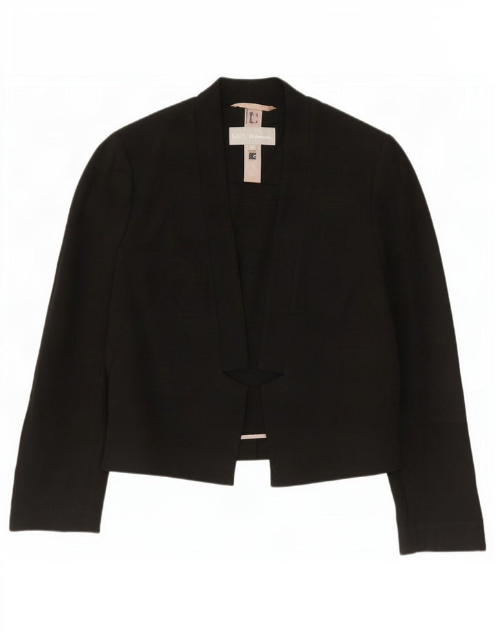 Giacca Marks & Spencer da donna Open Blazer UK 10 piccola nera