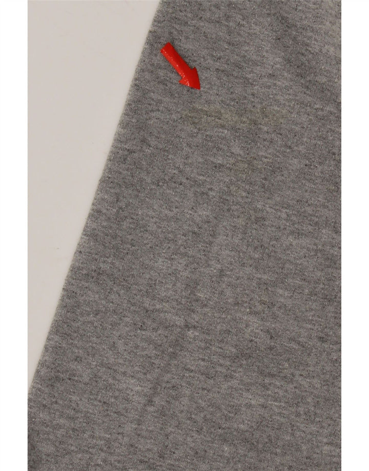 Felpa grafica da uomo Champion, maglione piccolo, cotone grigio