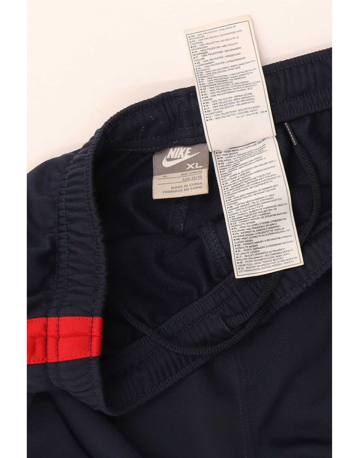 Pantaloni da tuta Nike da ragazzo 13-14 anni XL Blu navy in poliestere color block