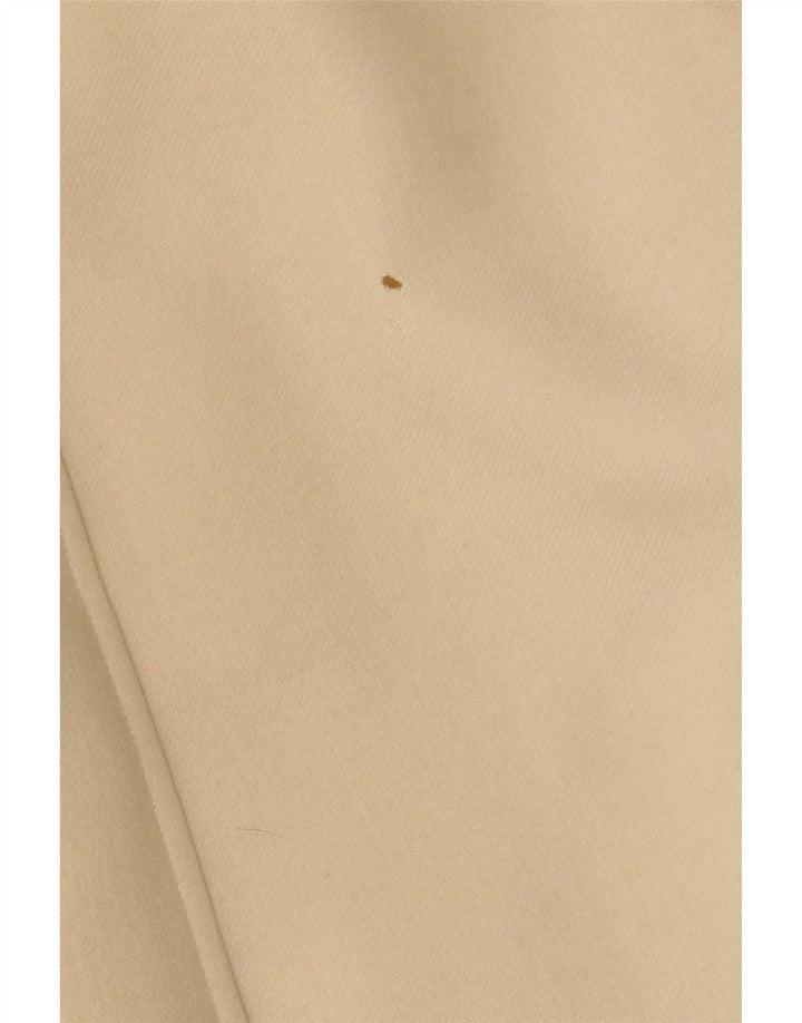 Cappotto doppiopetto oversize da donna Jaeger UK 14 Lana nuova beige medio
