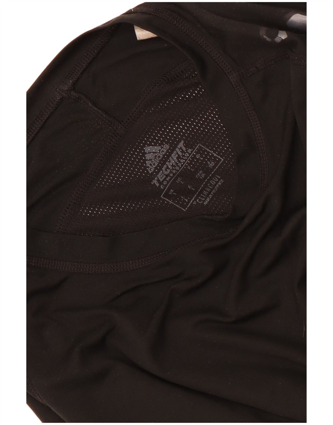 Adidas Donna Climacool Top Manica Lunga UK 14 Grande Nero