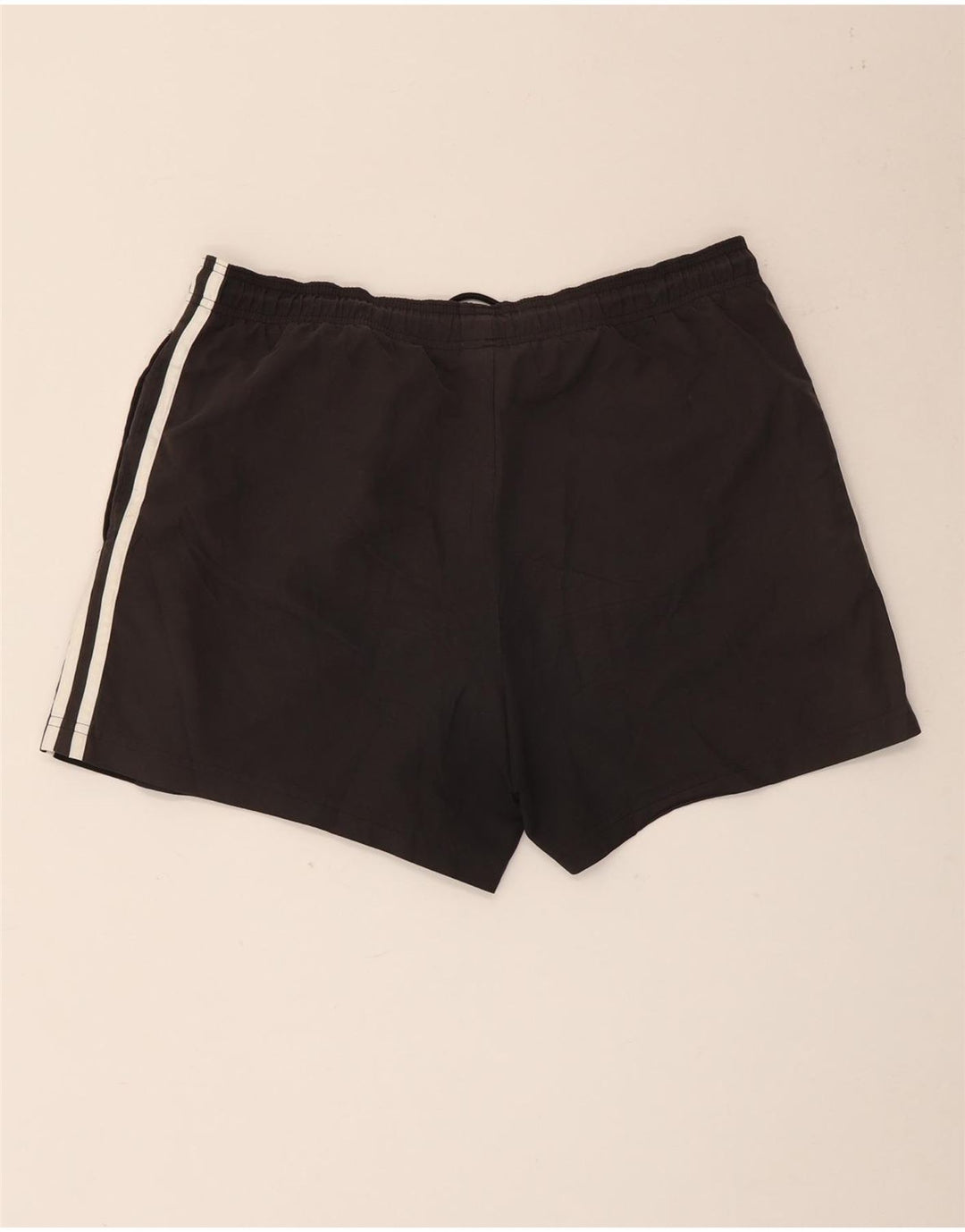 Pantaloncini sportivi da uomo Adidas grandi in poliestere nero