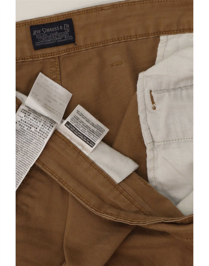 Pantaloni cargo affusolati da uomo Levi's W48 L32 in cotone marrone
