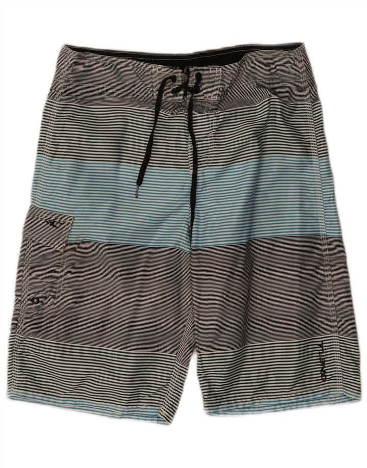 Pantaloncini da bagno da uomo O'Neill piccoli in poliestere a righe multicolori