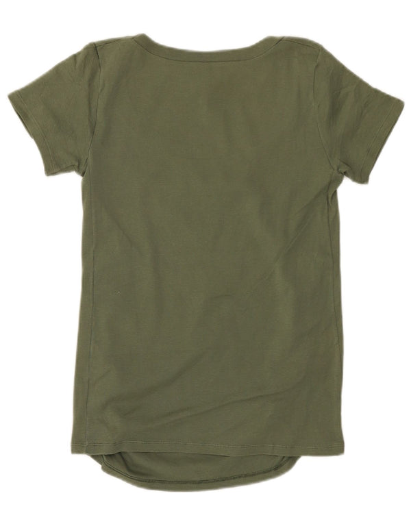 T-shirt da donna Benetton Top UK 10 Small Khaki