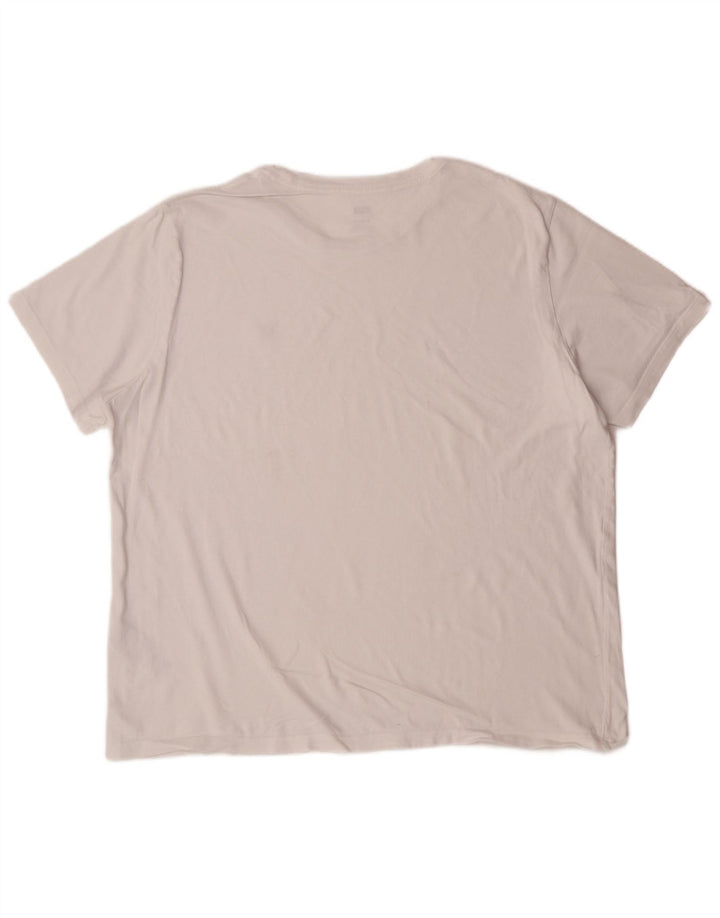 T-shirt da uomo con vestibilità standard LEVI'S XL in cotone bianco