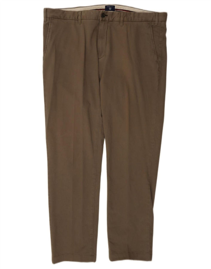 Pantaloni chino slim da uomo Gant W40 L32 kaki