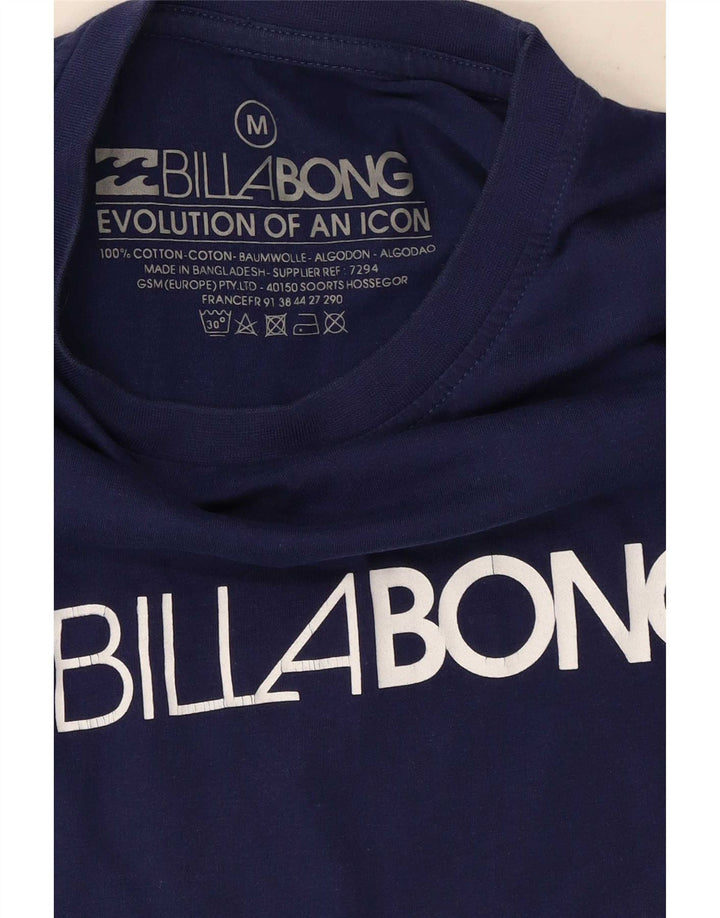 T-shirt grafica da uomo Billabong Top in cotone blu navy medio