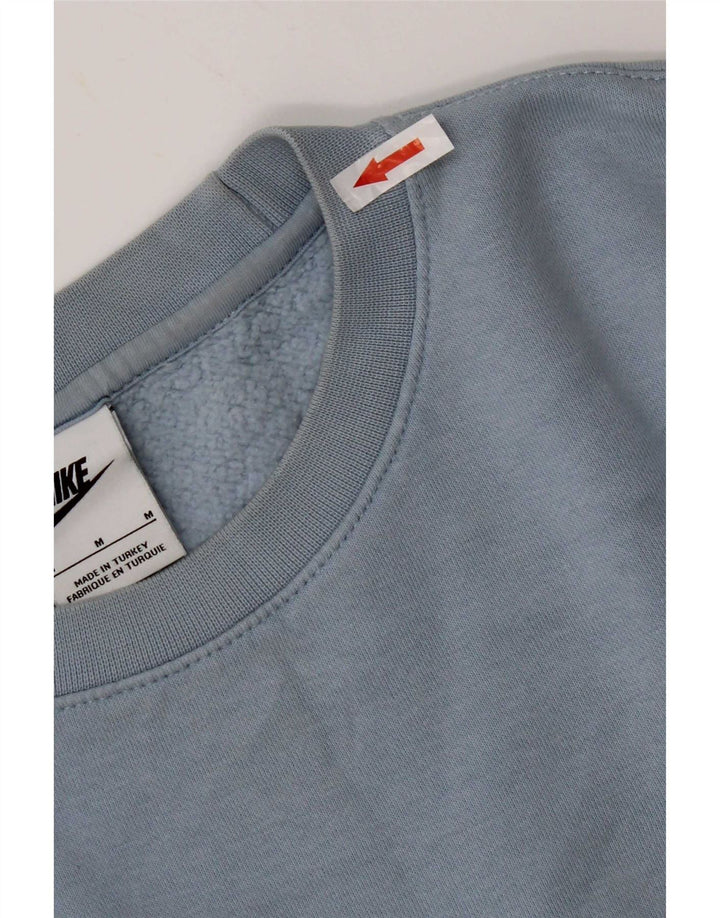 Felpa Nike Uomo Maglione Blu Medio Cotone