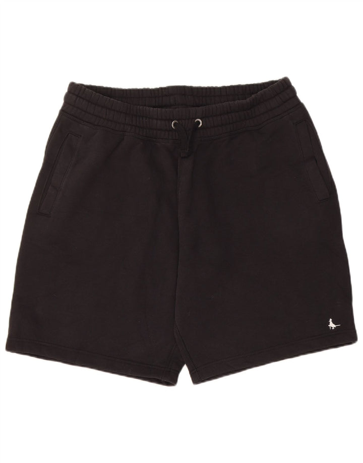 JACK WILLS Pantaloncini sportivi da uomo grandi in cotone nero