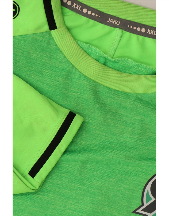 T-shirt grafica da uomo Jako Top 2XL Poliestere color block verde
