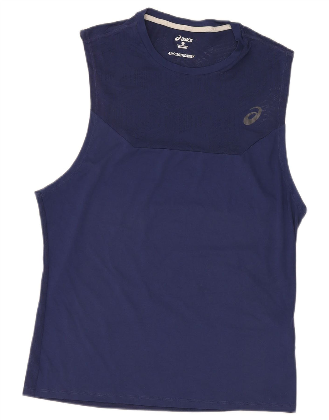 Canotta da donna Asics UK 16 grande blu navy in poliestere