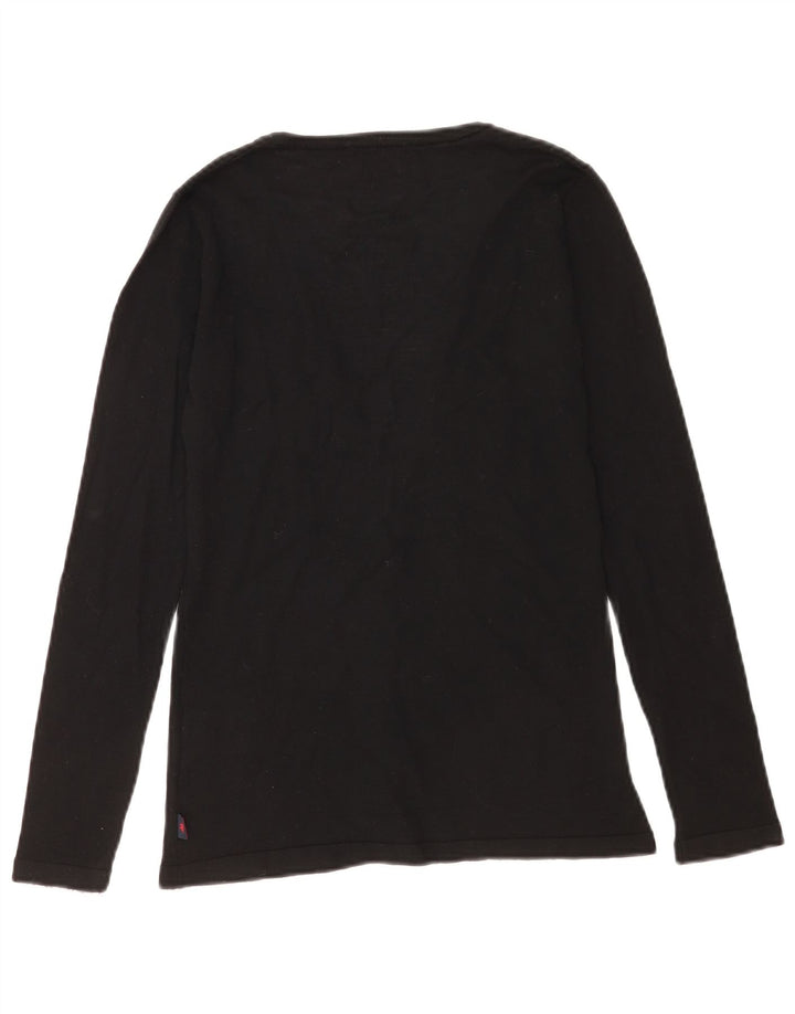 Maglione cardigan da donna Kappa UK 6 XS lana nera