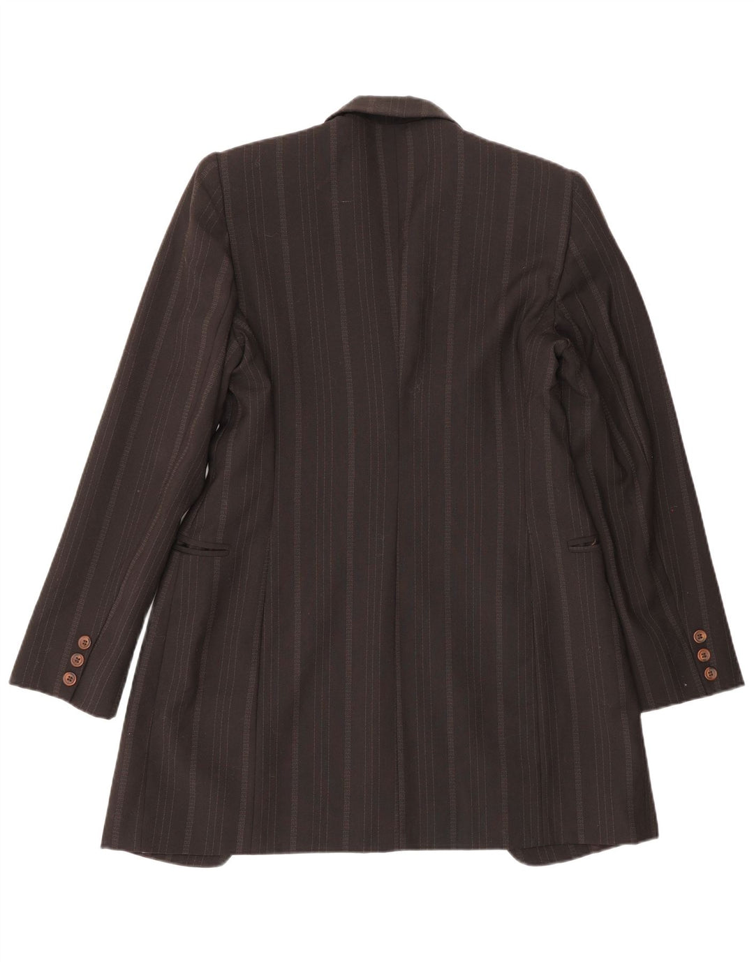 Giacca blazer da donna a 1 bottone con linea lunga Sportstaff UK 10 piccola a righe marroni