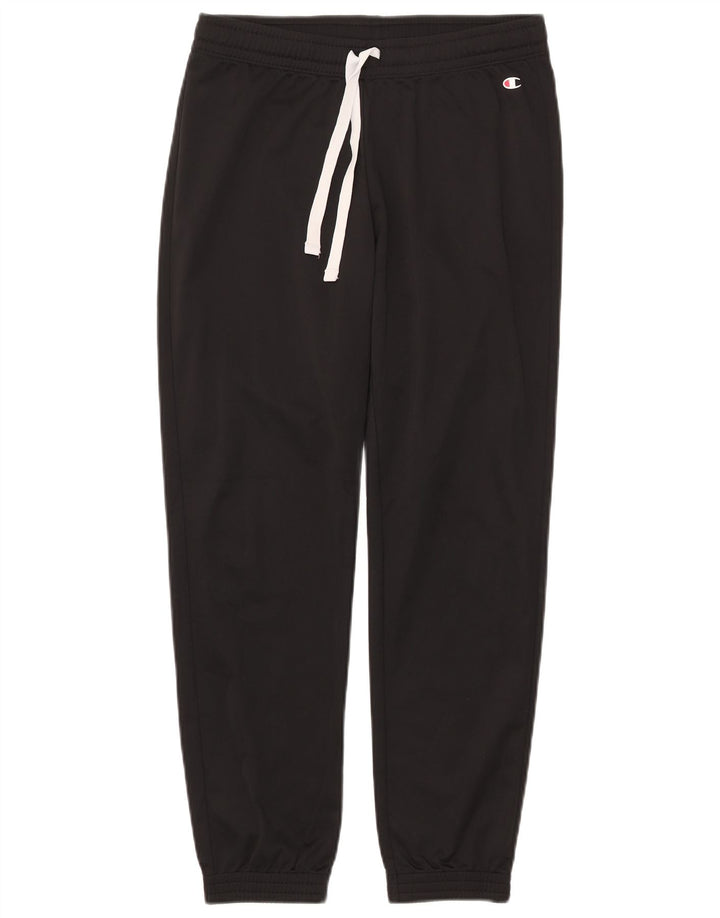 Pantaloni da tuta da uomo Champion Joggers piccoli in poliestere nero