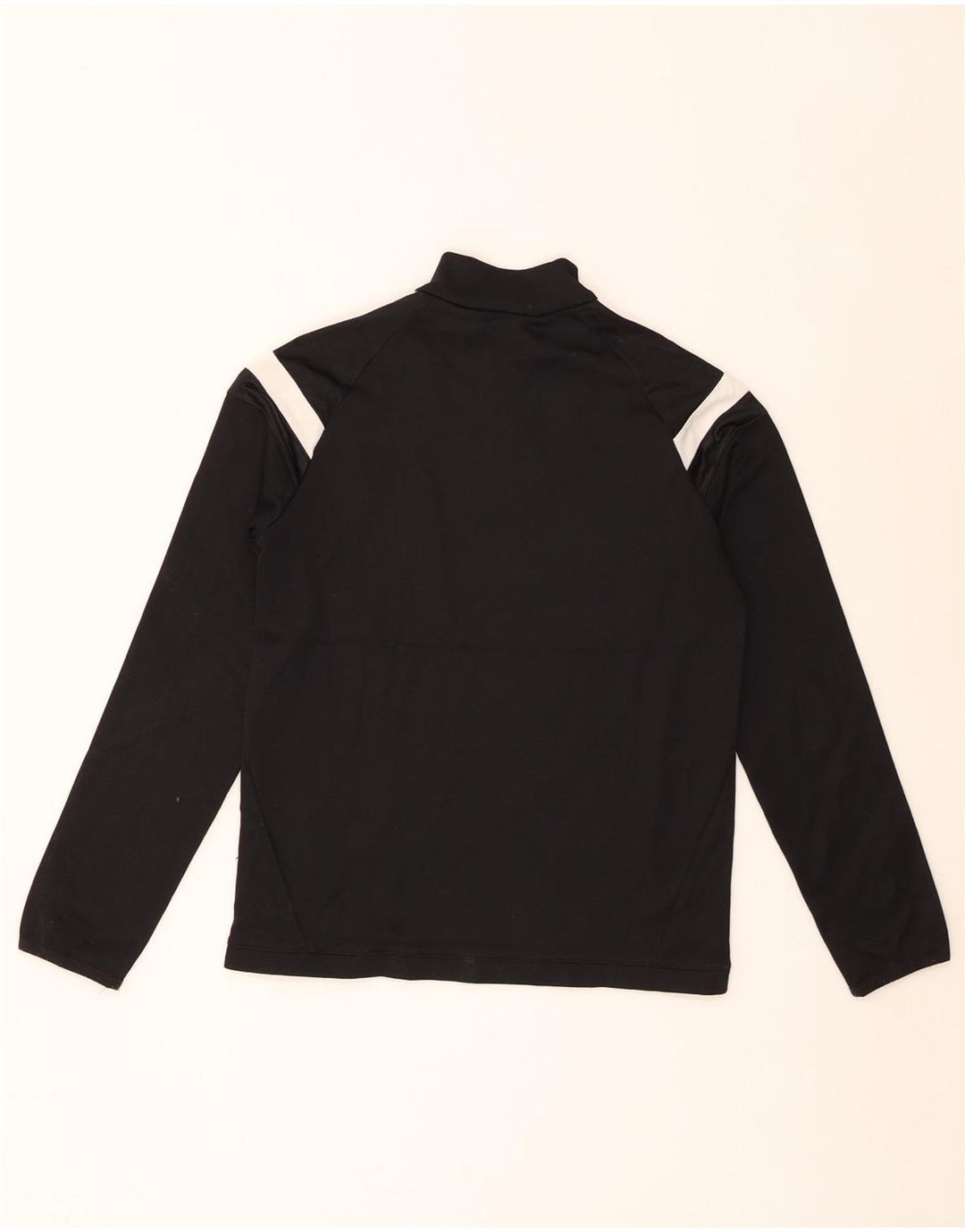Top della tuta pullover Adidas Climalite da ragazzo 11-12 anni grande nera