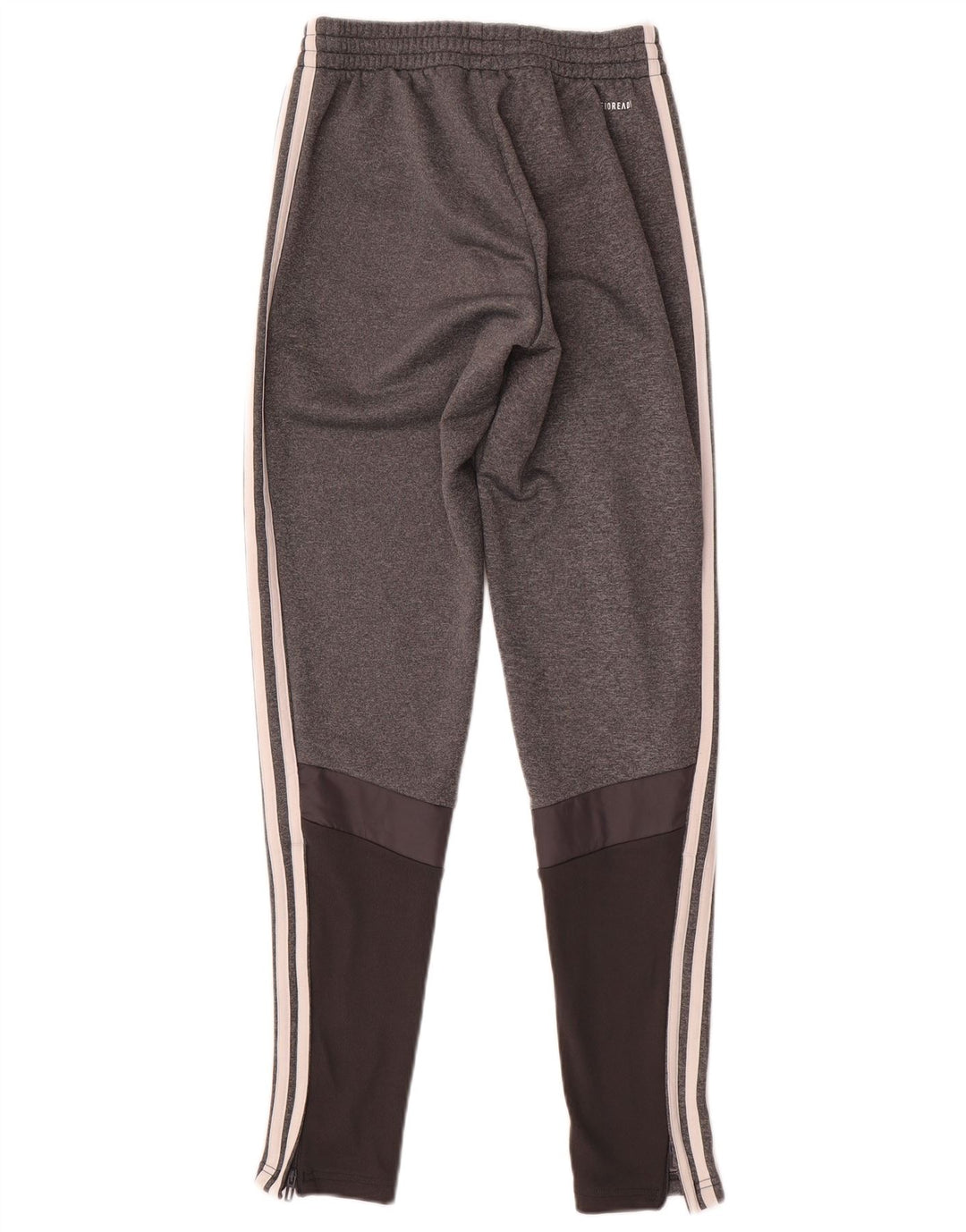 Pantaloni da tuta Adidas Aeroready da uomo XS in poliestere color block grigio