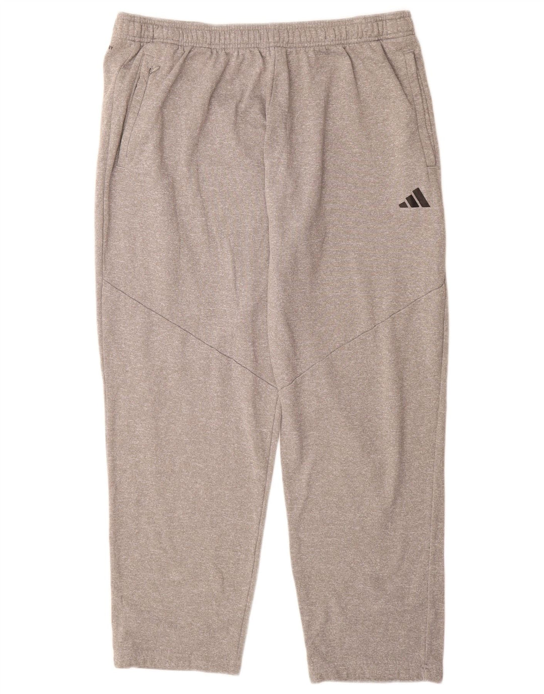 ADIDAS Mens Tracksuit Trousers 2XL  Grey Polyester