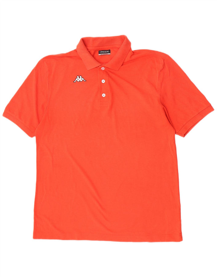 Polo Kappa Uomo XL Cotone Arancione