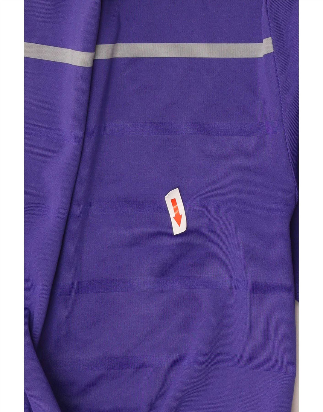 Polo da uomo Under Armour piccola in poliestere a righe viola