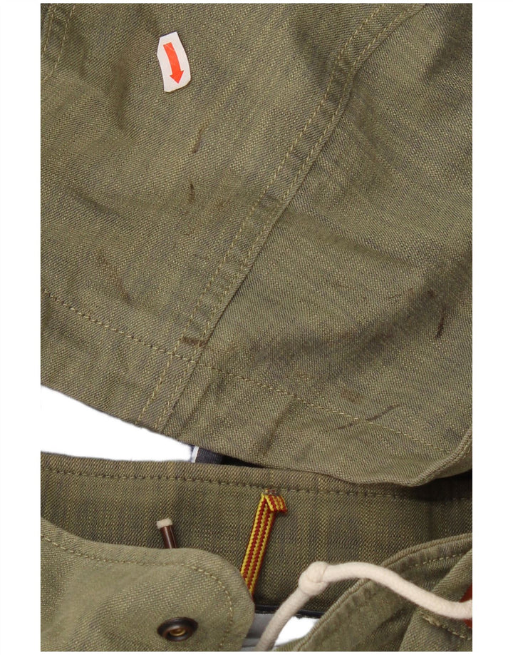 Giacca impermeabile con cappuccio da uomo Timberland UK 46 3XL Cachi